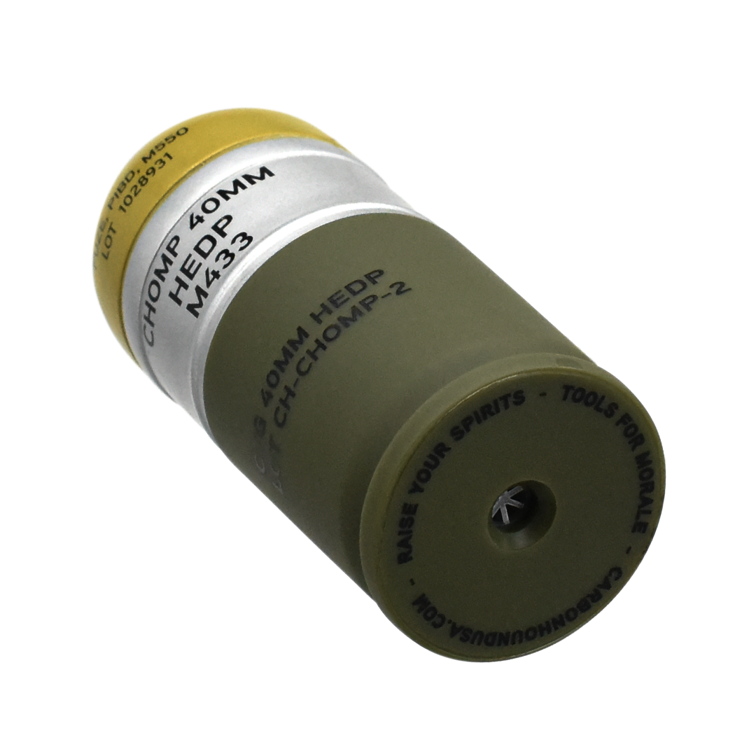Carbon Hound 40 Mike Mike 40mm HEDP grenade military replica dog toy 