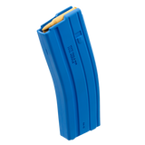 carbon hound mag munch heavy duty rubber gun magazine dog toy in blue color